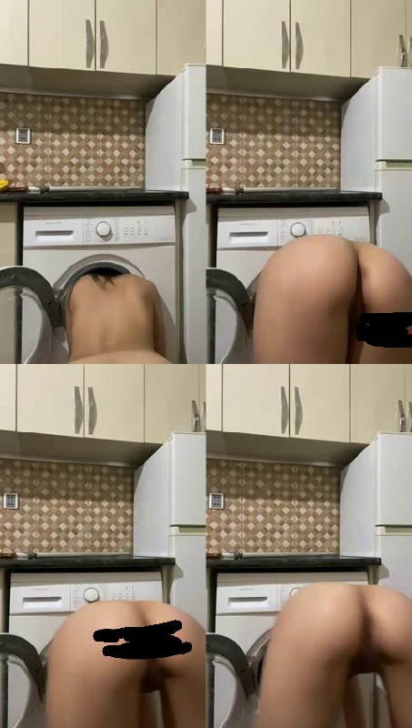 Çamaşır Makinesine Kafa Sokma